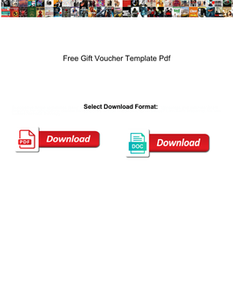 Free Gift Voucher Template Pdf