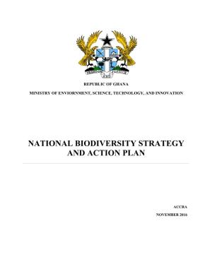 National Biodiversity Strategy and Action Plan