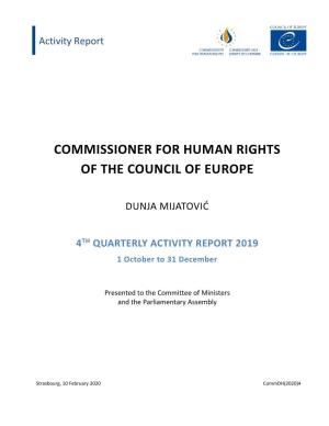 Commissioner for Human Rights of the Council of Europe