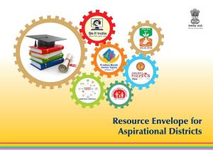Resource Envelope for Aspirational Districts