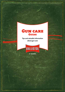 Gun Care Guide