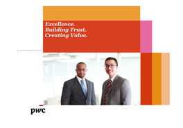 Excellence. Building Trust. Creating Value. Company Profile