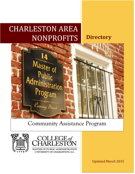 CHARLESTON AREA NONPROFITS Directory