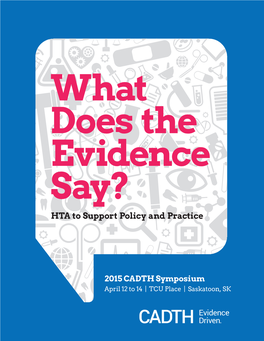 HTA to Support Policy and Practice
