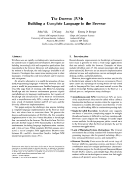 Building a Complete Language in the Browser