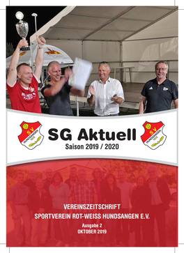 SG Aktuell Saison 2019 / 2020