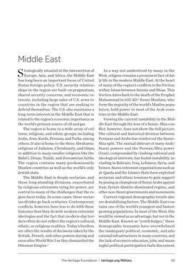 Middle East Factors
