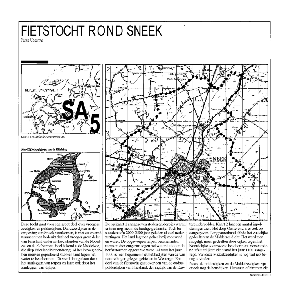 FIETSTOCHT ROND SNEEK Yisenkooistra