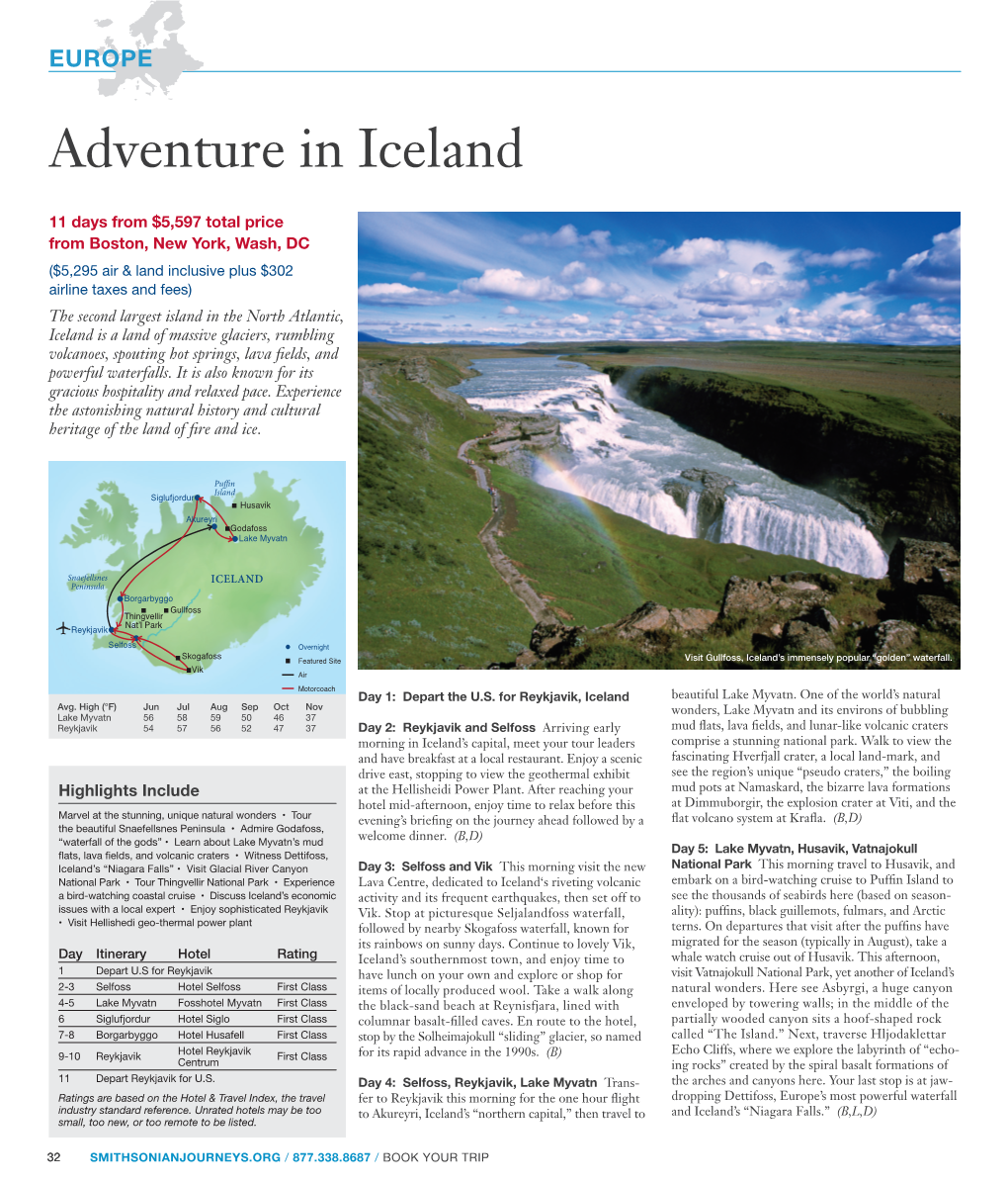 Adventure in Iceland