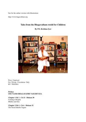 Tales from the Bhagavatham Retold for Children