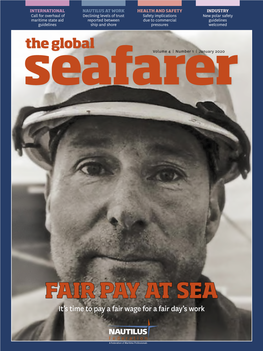 FAIR PAY at SEA It’S Time to Pay a Fair Wage for a Fair Day’S Work CONTENTS