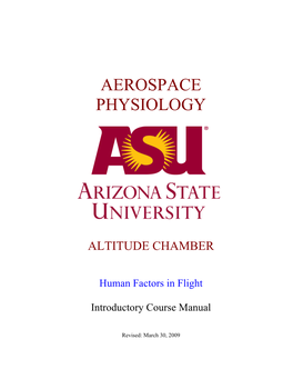 Aerospace Physiology