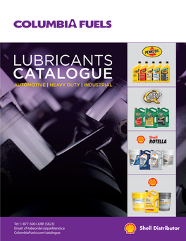 Lubricants Catalogue Automotive | Heavy Duty | Industrial