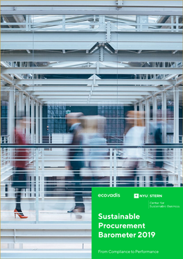 Sustainable Procurement Barometer 2019