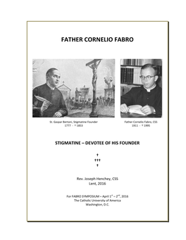 Father Cornelio Fabro