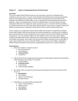 Chapter 12 Drugs for Treating Hypertension and Heart Disease