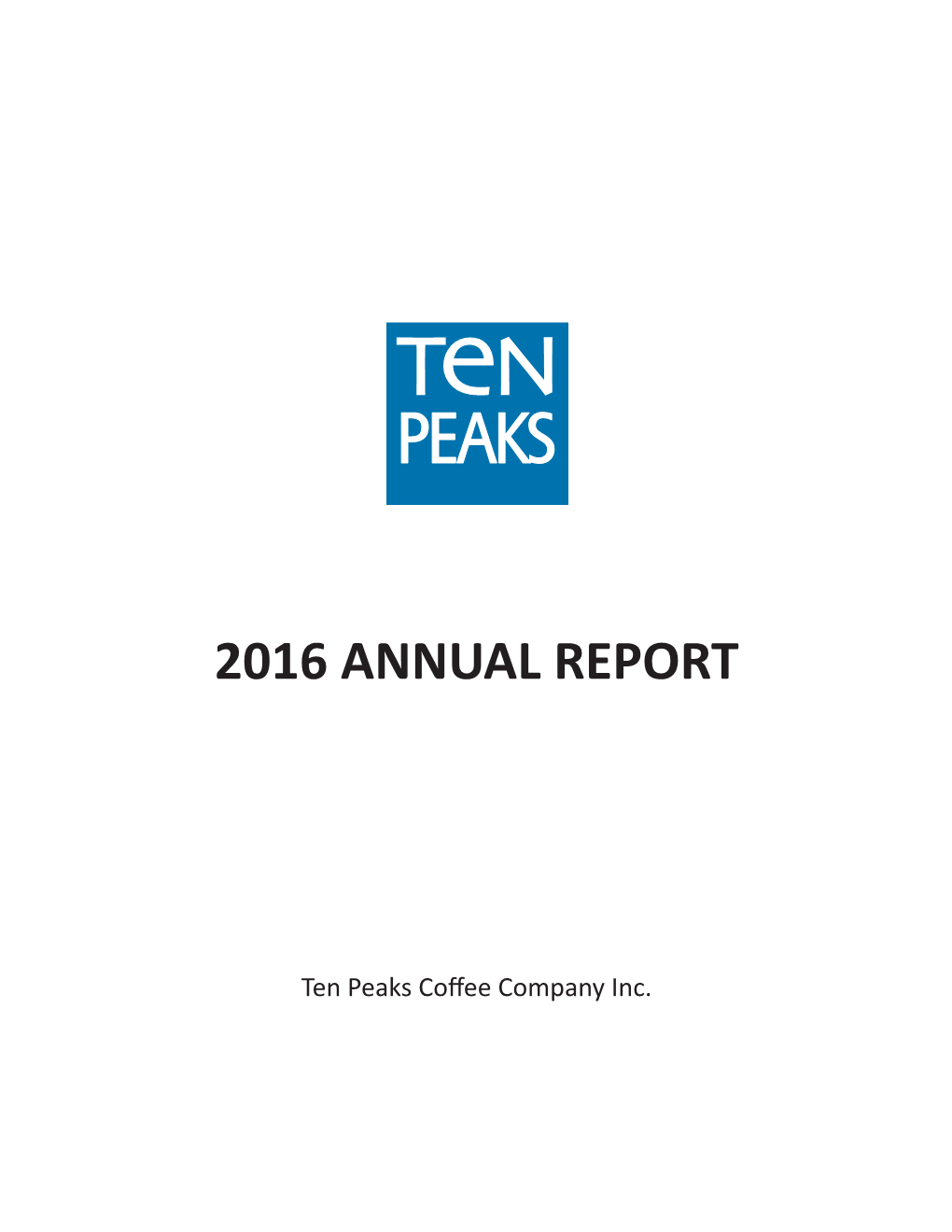 2016 Annual Report