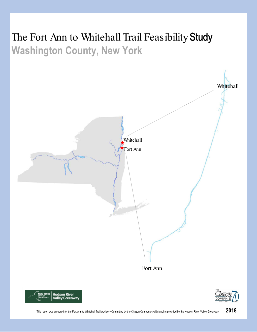 The Fort Ann to Whitehall Trail Feasibilitystudy Washington