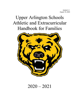 Upper Arlington Schools Athletic and Extracurricular Handbook for Families