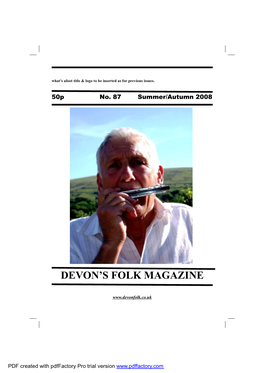Devon's Folk Magazine