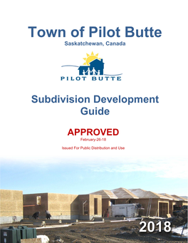 Town of Pilot Butte Saskatchewan, Canada Subdivision Development