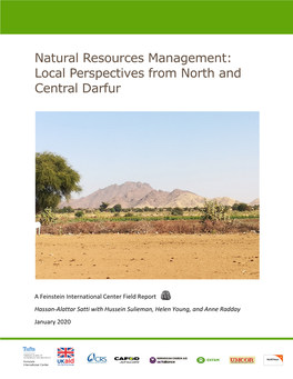 Natural Resources Management: Local Perspectives from North and Central Darfur