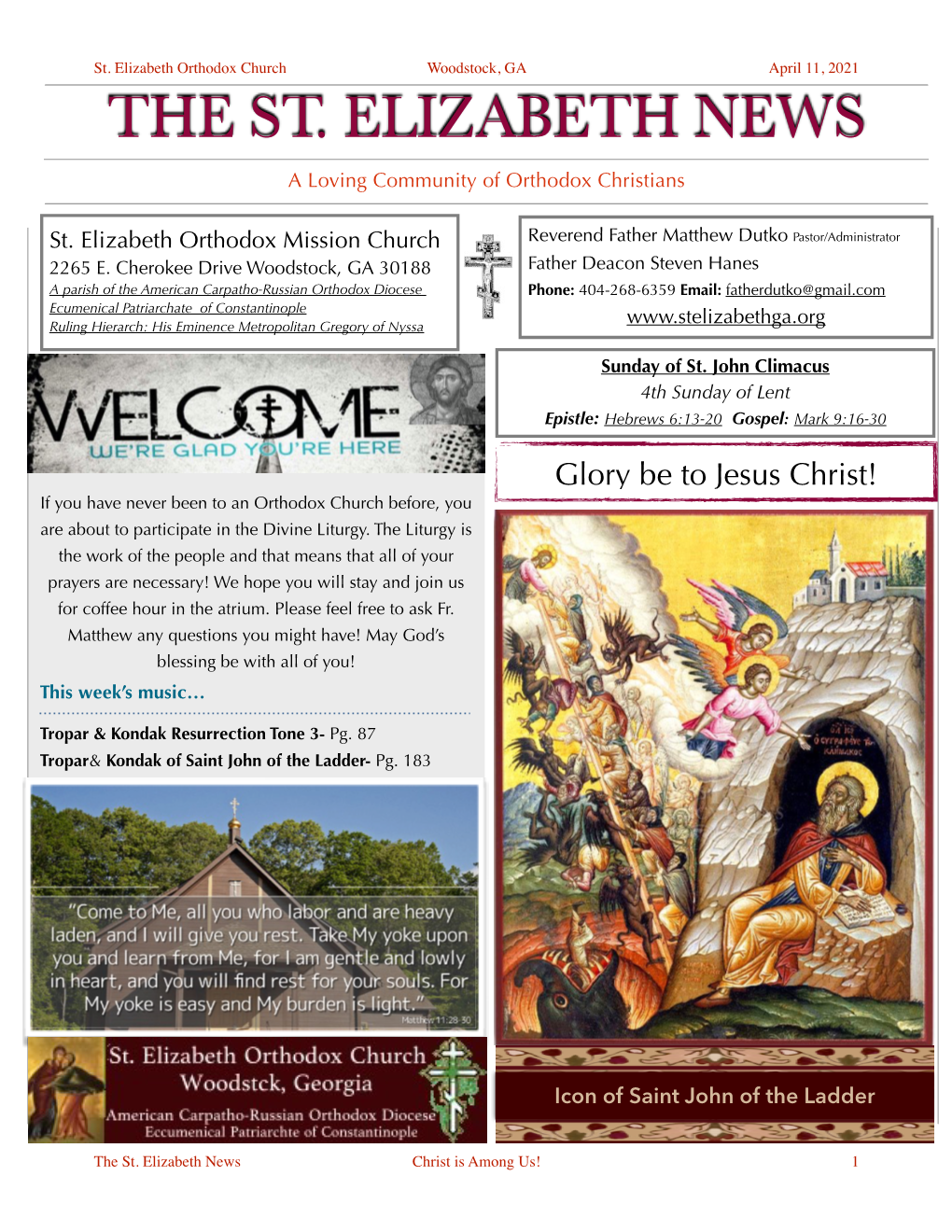 Church Bulletin 04-11-2021