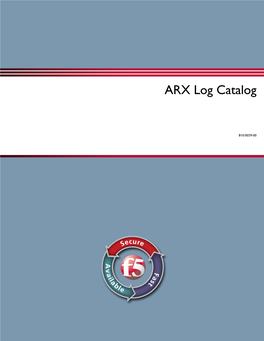 ARX Log Catalog