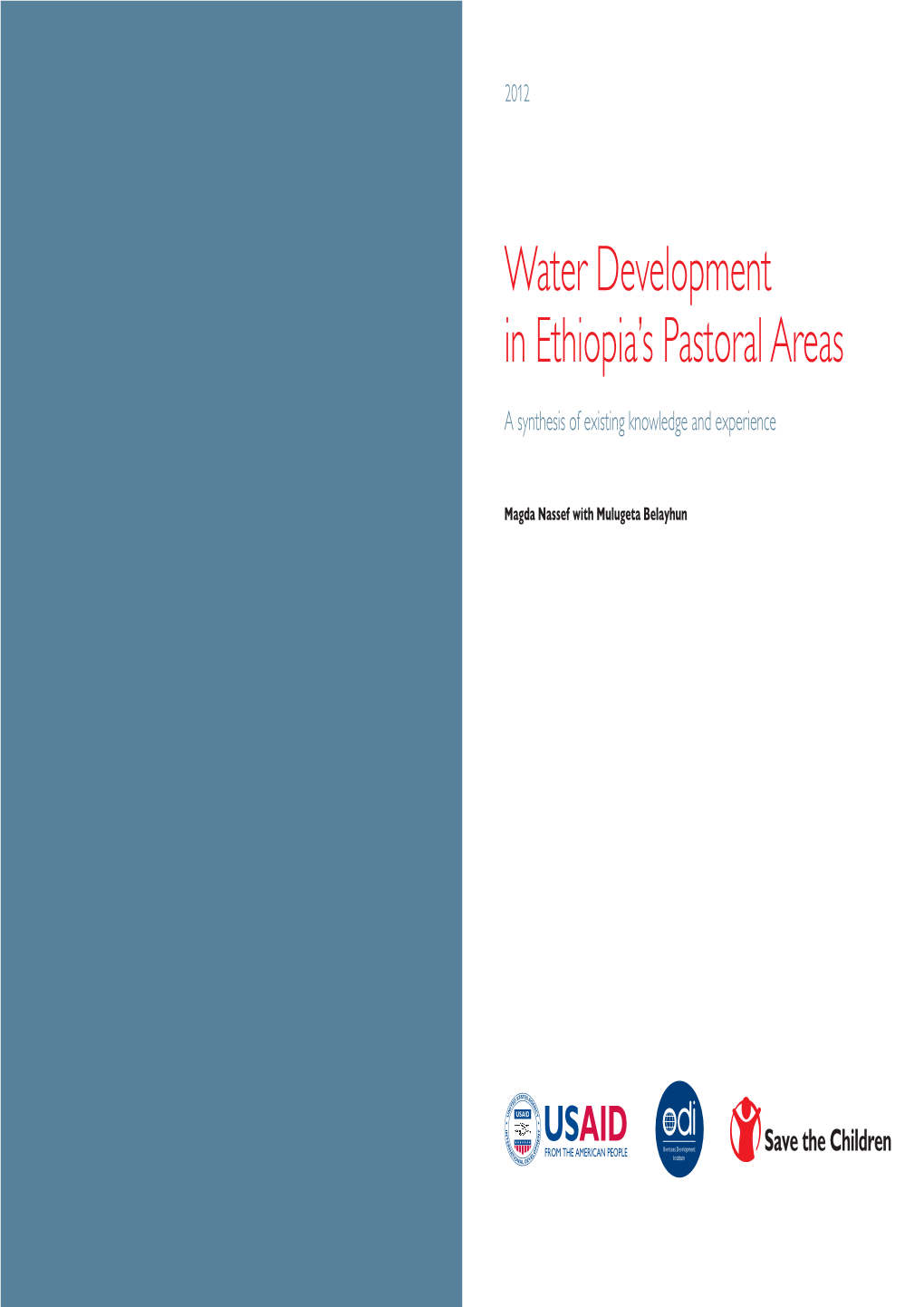 Water Development in Ethiopia's Pastoral Areas