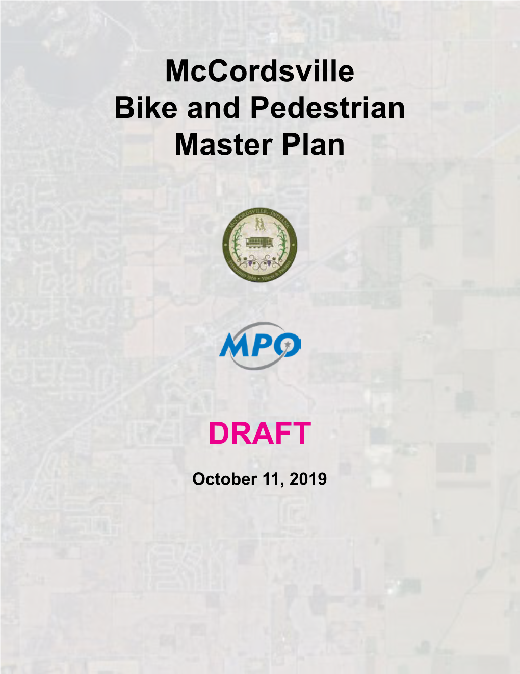 Mccordsville Bike and Pedestrian Master Plan DRAFT