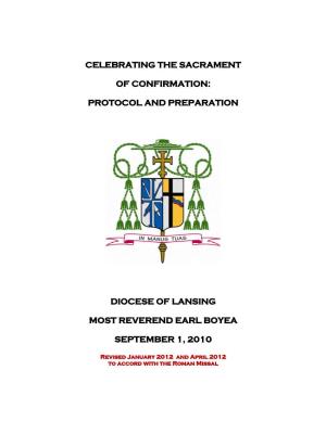 Celebrating the Sacrament of Confirmation