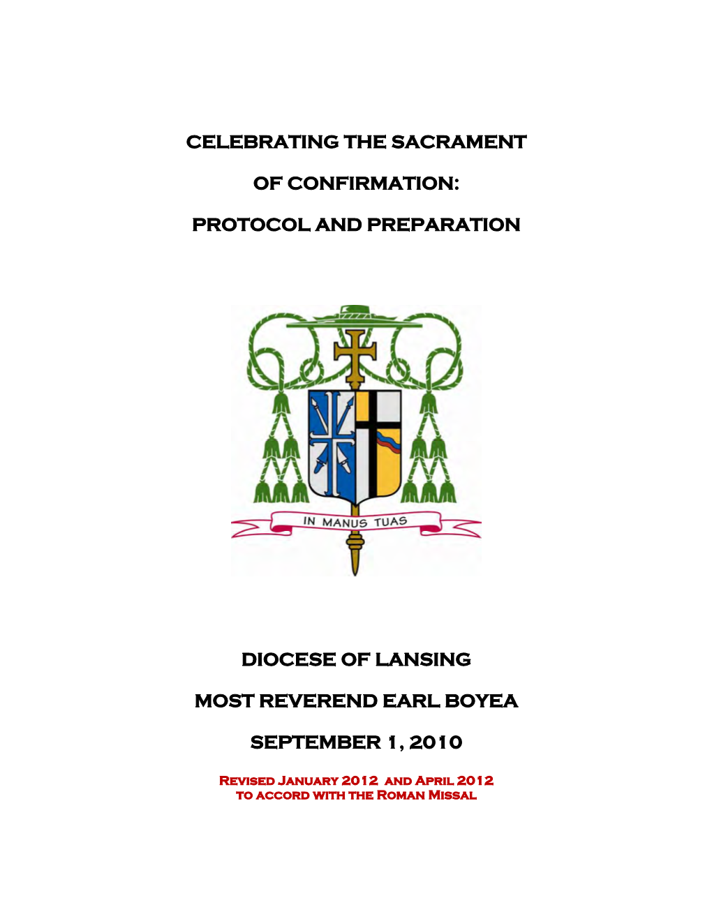 Celebrating the Sacrament of Confirmation