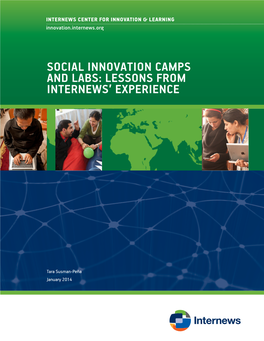 Social Innovation Camps and Labs: Lessons from Internews' Experience