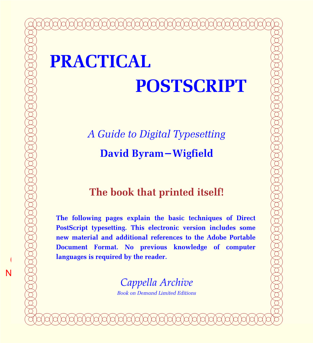 Practical Postscript