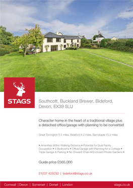 Southcott, Buckland Brewer, Bideford, Devon, EX39 5LU