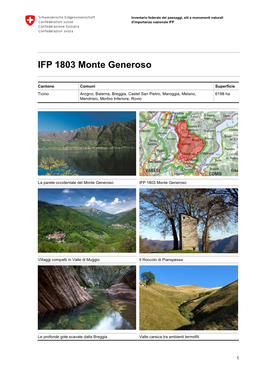 IFP 1803 Monte Generoso