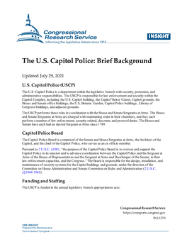 The US Capitol Police