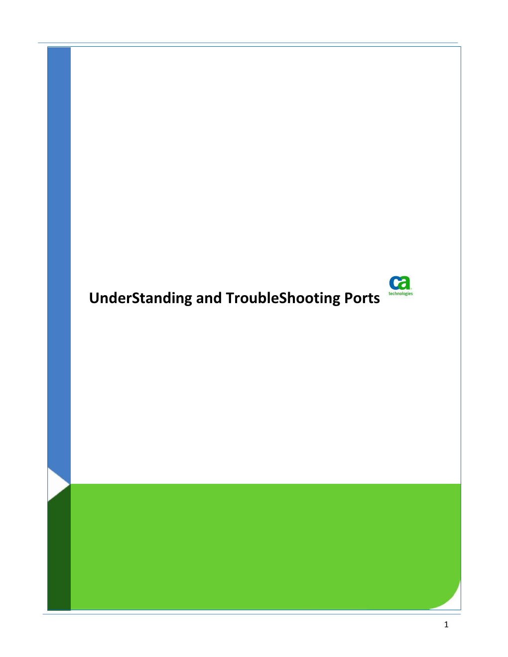 Understanding and Troubleshooting Ports