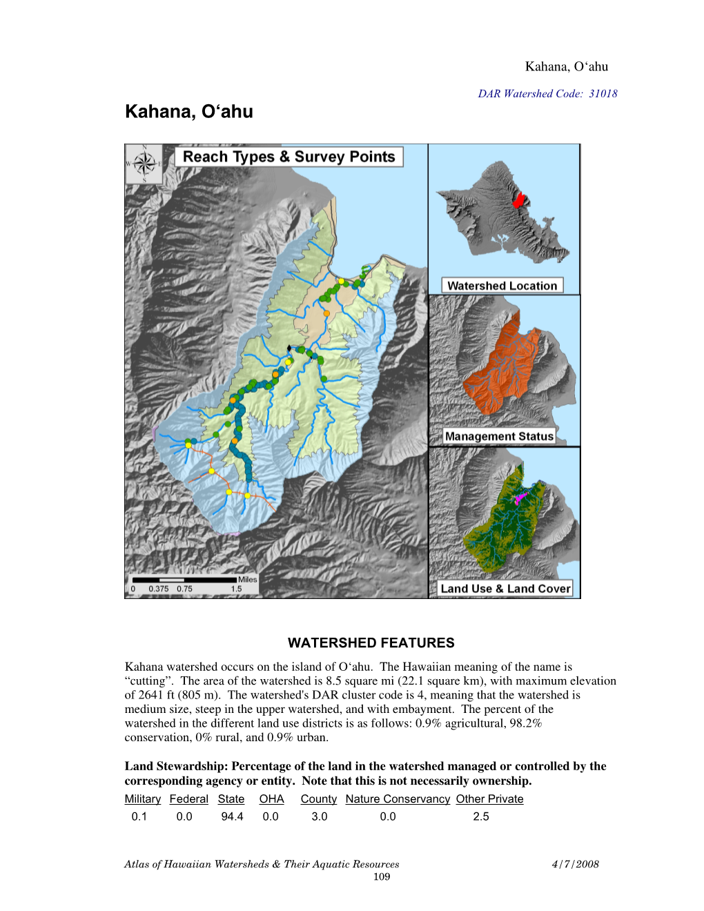 Kahana, Oÿahu