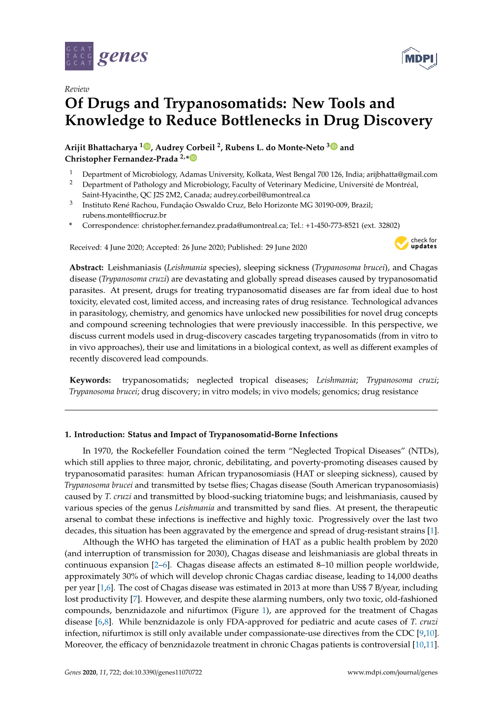 New Tools and Knowledge to Reduce Bottlenecks in Drug Discovery