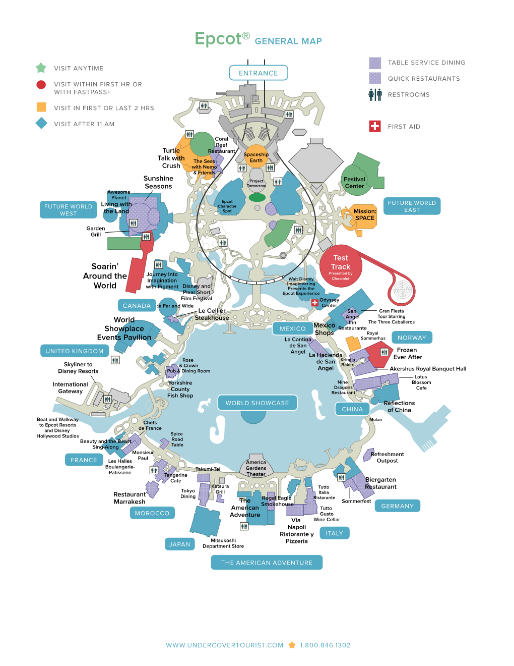 Epcot® GENERAL MAP