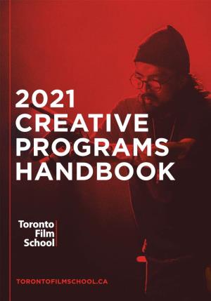 2021 Creative Programs Handbook