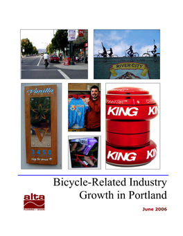 Bicycle-Related Industry Growth in Portland Report