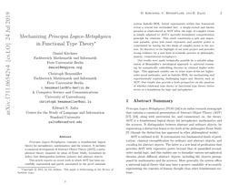 Mechanizing Principia Logico-Metaphysica in Functional Type Theory
