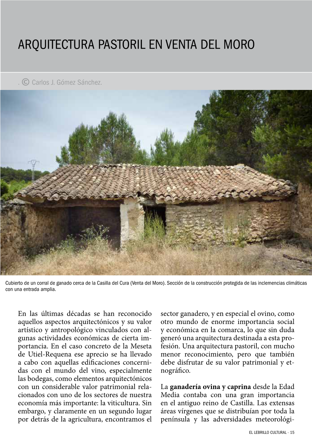 Arquitectura Pastoril En Venta Del Moro