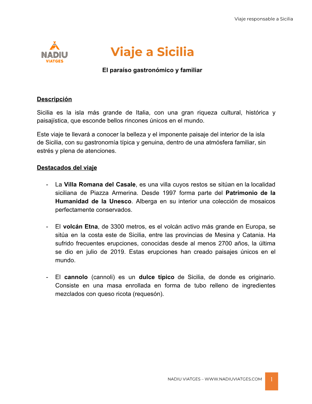 Viaje a Sicilia