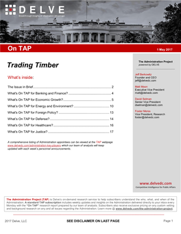 Trading Timber ______