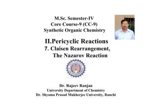 II.Pericyclic Reactions 7
