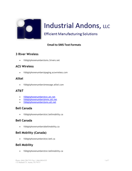 Industrial Andons