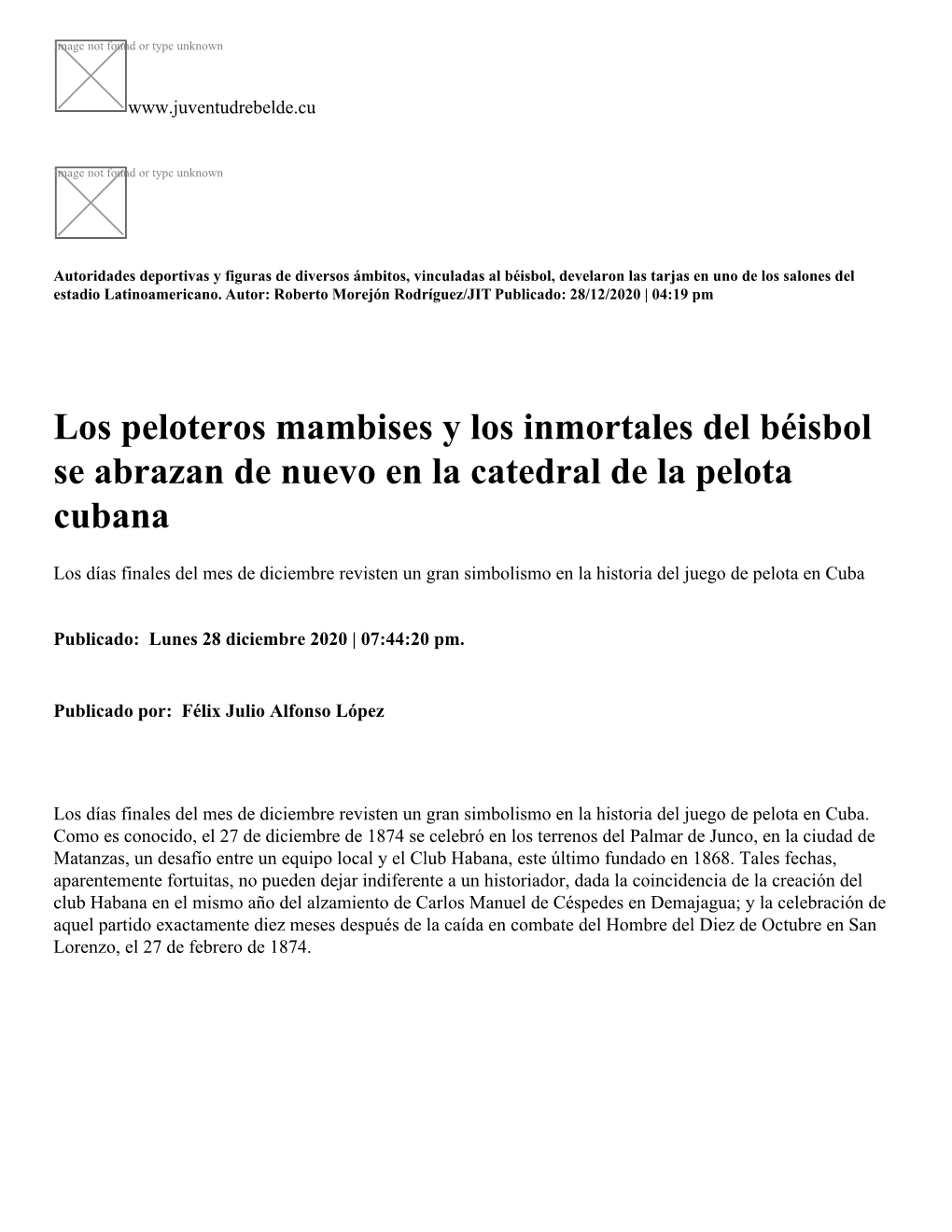 Los Peloteros Mambises Y Los Inmortales Del Béisbol Se Abrazan De Nuevo En La Catedral De La Pelota Cubana